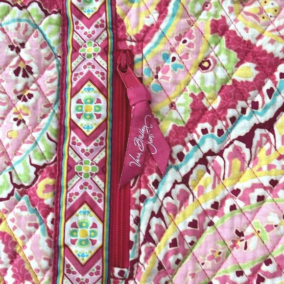 Vera Bradley | Capri Melon Quilted Backpack Knapsack Cinch Tote Bag Retired - Picture 10 of 12